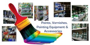 Paints, Varnishes, Painting Equipment & Accessories